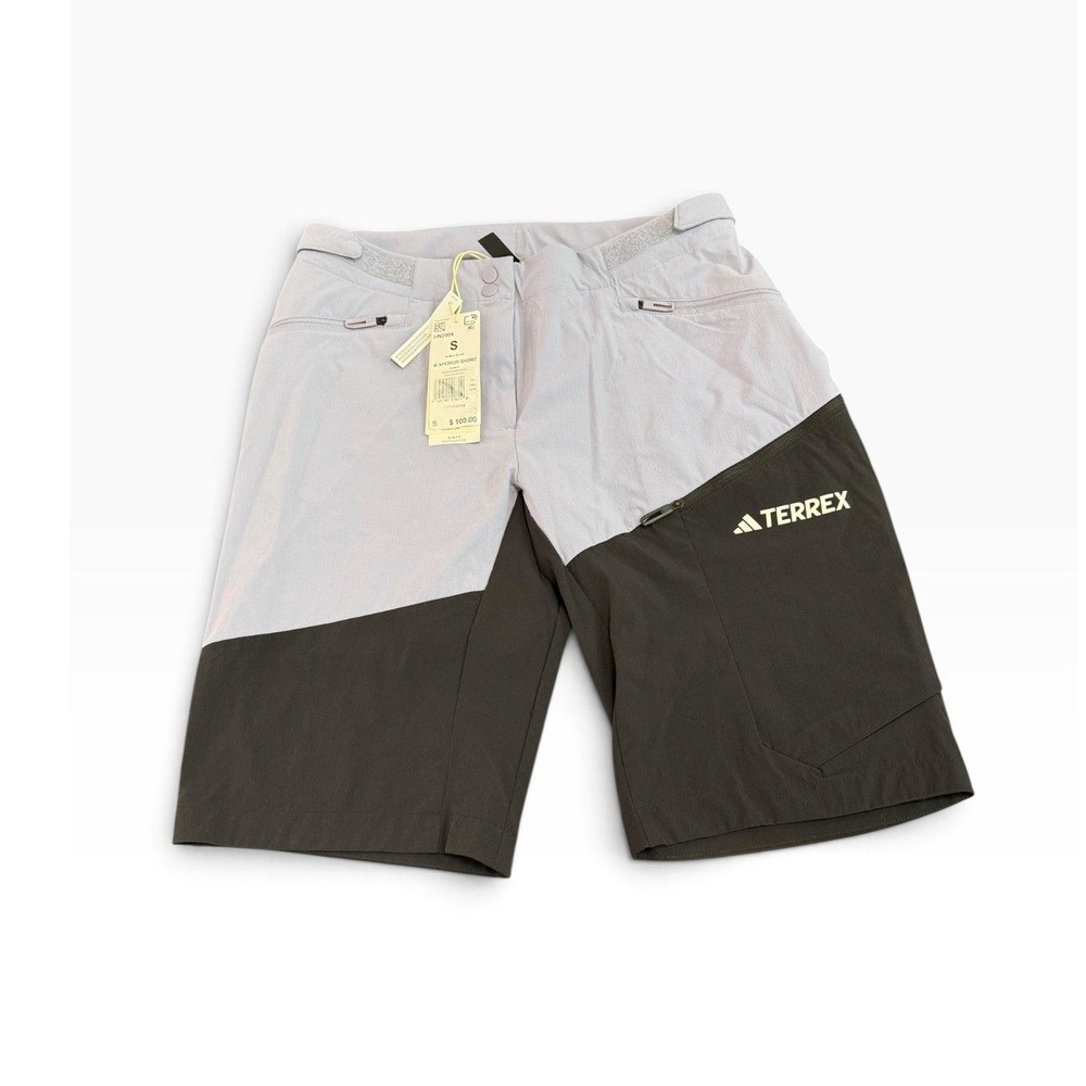NWT Adidas Terrex Xperior Hiking Shorts Silver Violet Black HN2964 Mens Small